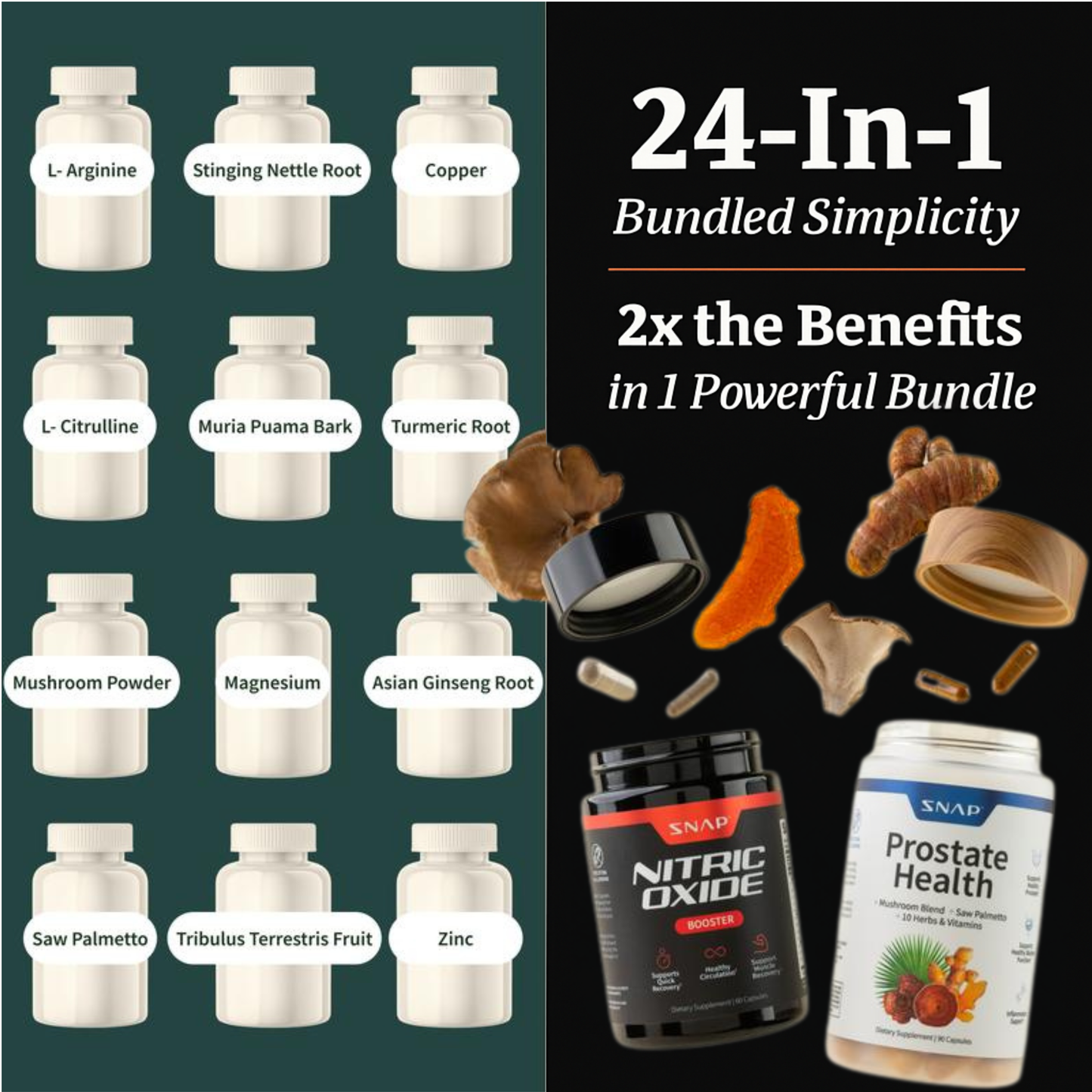 Nitric Oxide + Prostate Health - Ultimate Stack For Better Flow, Sleep, And Sex