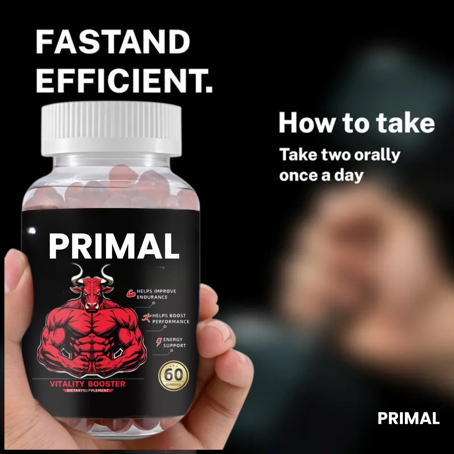 7-in-1 Nitric Oxide Booster - Maca Root & L-Arginine & Ashwagandha & Horny Goat Weed & Shilajit & Tongkat Ali & Beet Root Gummy for Blood Flow, Energy & Stamina Support | 100% Natural