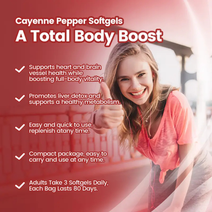 Primal Cayenne Pepper Softgels
