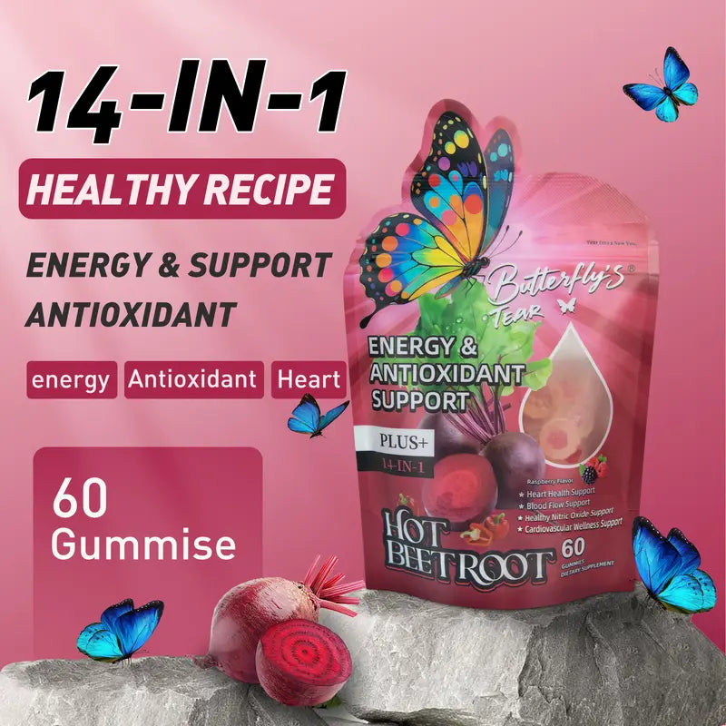Butterfly Tear Spicy Beetroot Gummies