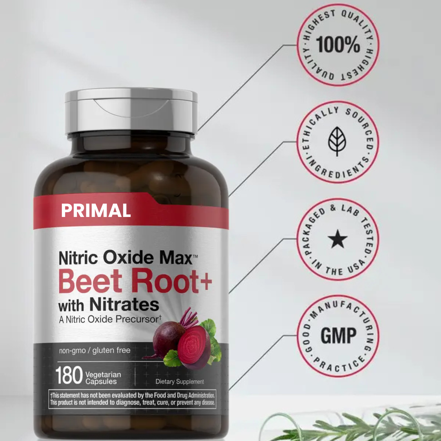 Nitric Oxide Beet Root Capsules