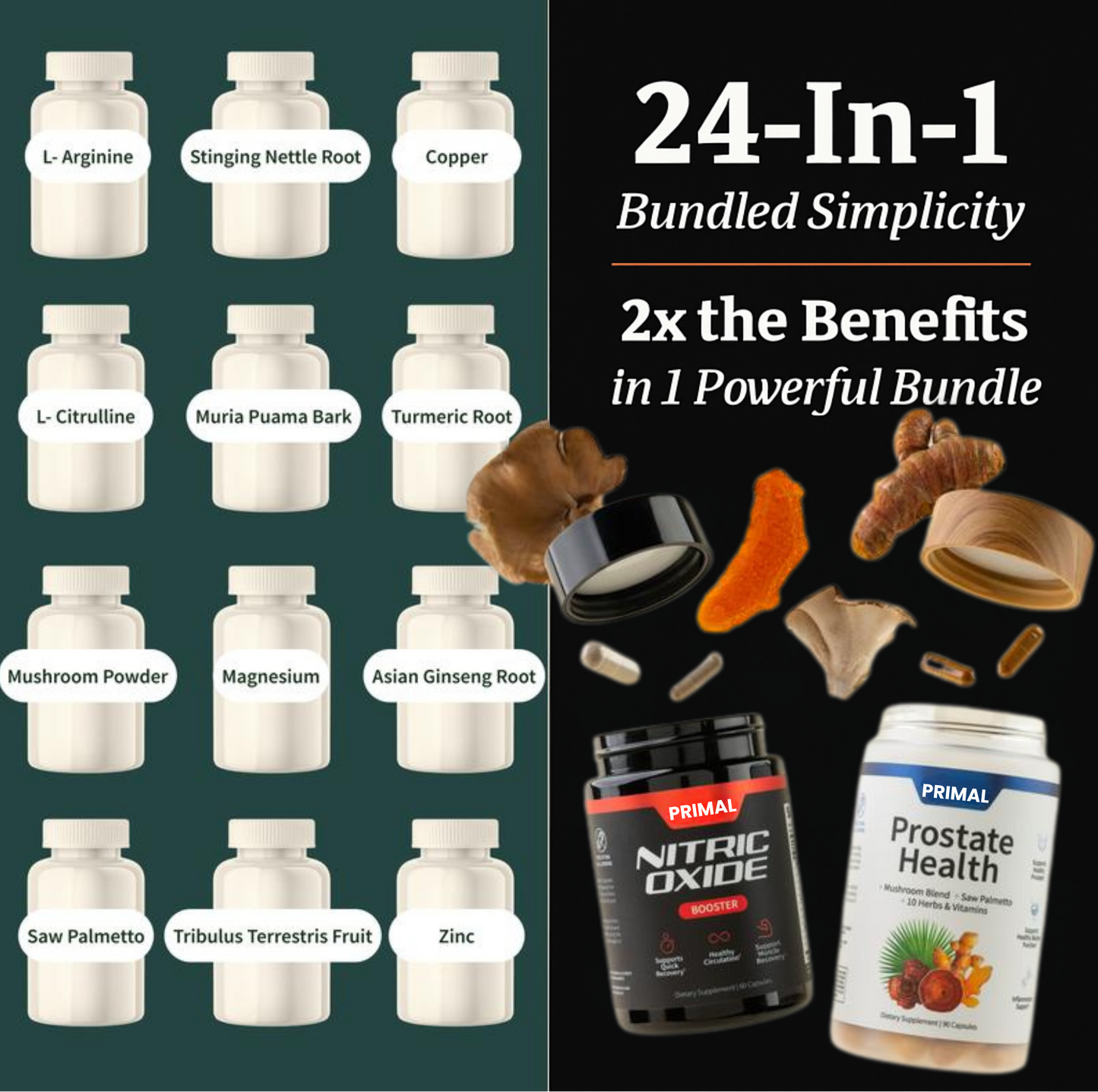 Nitric Oxide + Prostate Health - Ultimate Stack For Better Flow, Sleep, And Sex