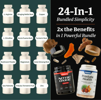 Nitric Oxide + Prostate Health - Ultimate Stack For Better Flow, Sleep, And Sex